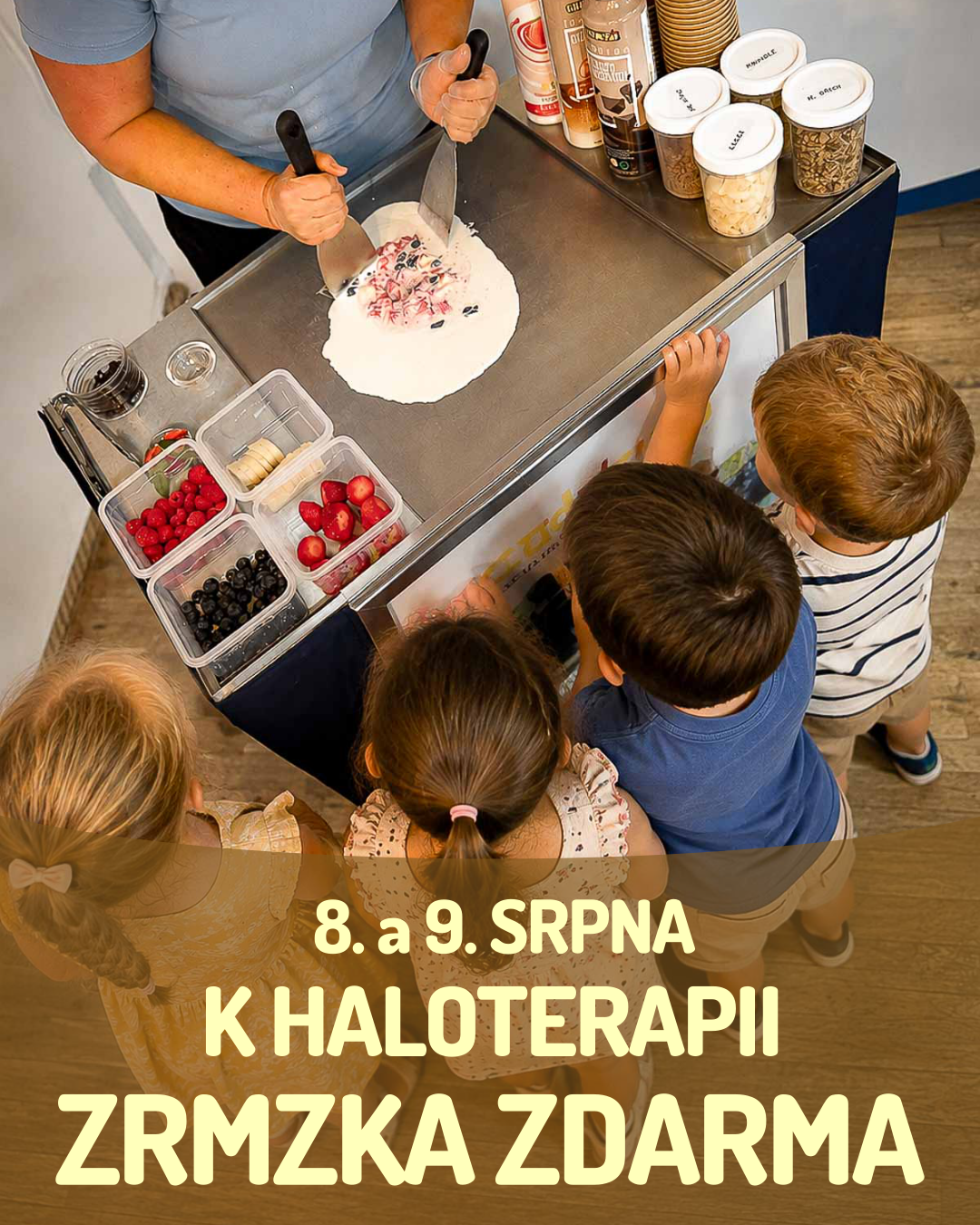 O VÍKENDU 8. a 9. SRPNA – ZMRZKA K HALOTERAPII ZDARMA