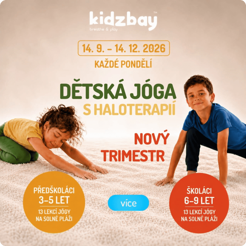 KURZ DĚTSKÉ JÓGY NA SOLNÉ PLÁŽI